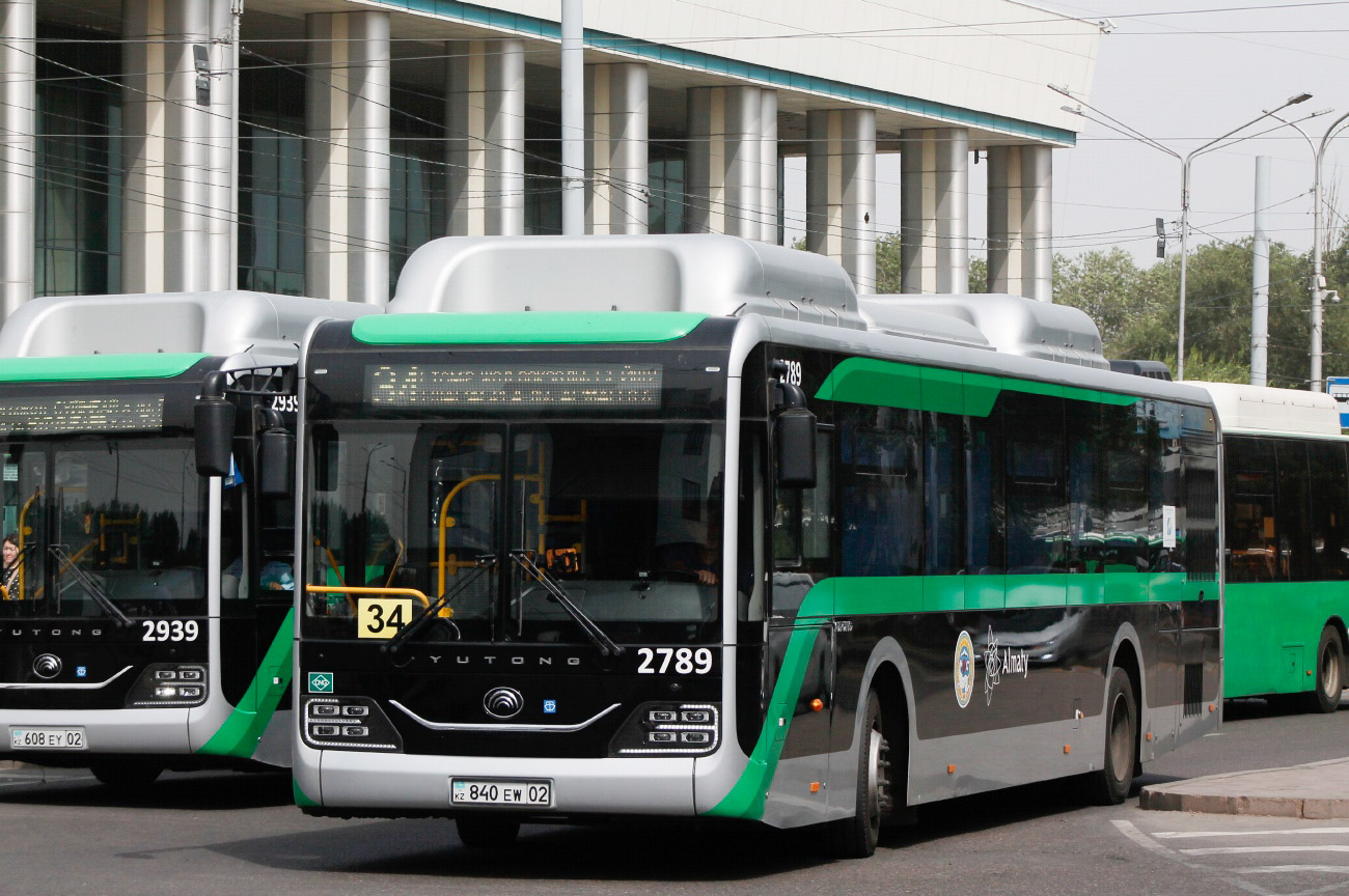 Almaty, Yutong ZK6126HG (CNG) # 2789