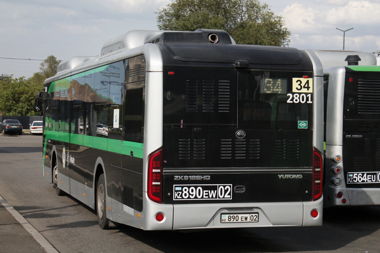 Almaty, Yutong ZK6126HG (CNG) # 2801