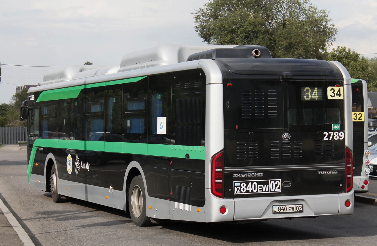 Almaty, Yutong ZK6126HG (CNG) # 2789