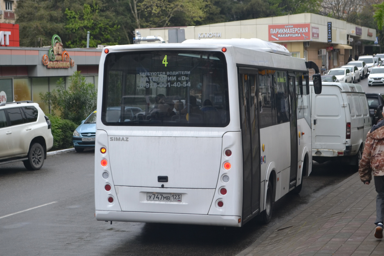Sochi, СимАЗ-2258 # У 747 МВ 123