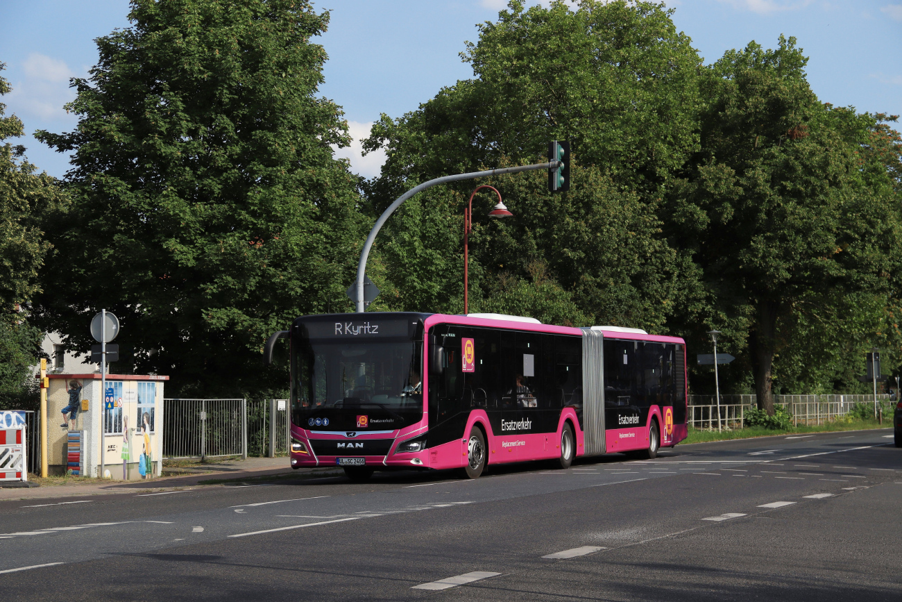 Berlin, MAN 18C Lion's City NG360 # UL-SC 2466; Potsdam — Ersatzverkehr der Generalsanierung Hamburg-Berlin 2025–2026
