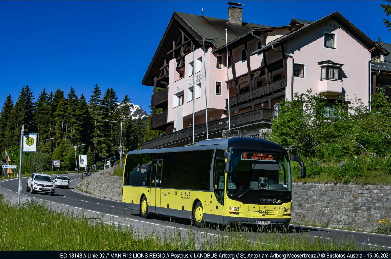 Bregenz, MAN R12 Lion's Regio ÜL354 # 13148