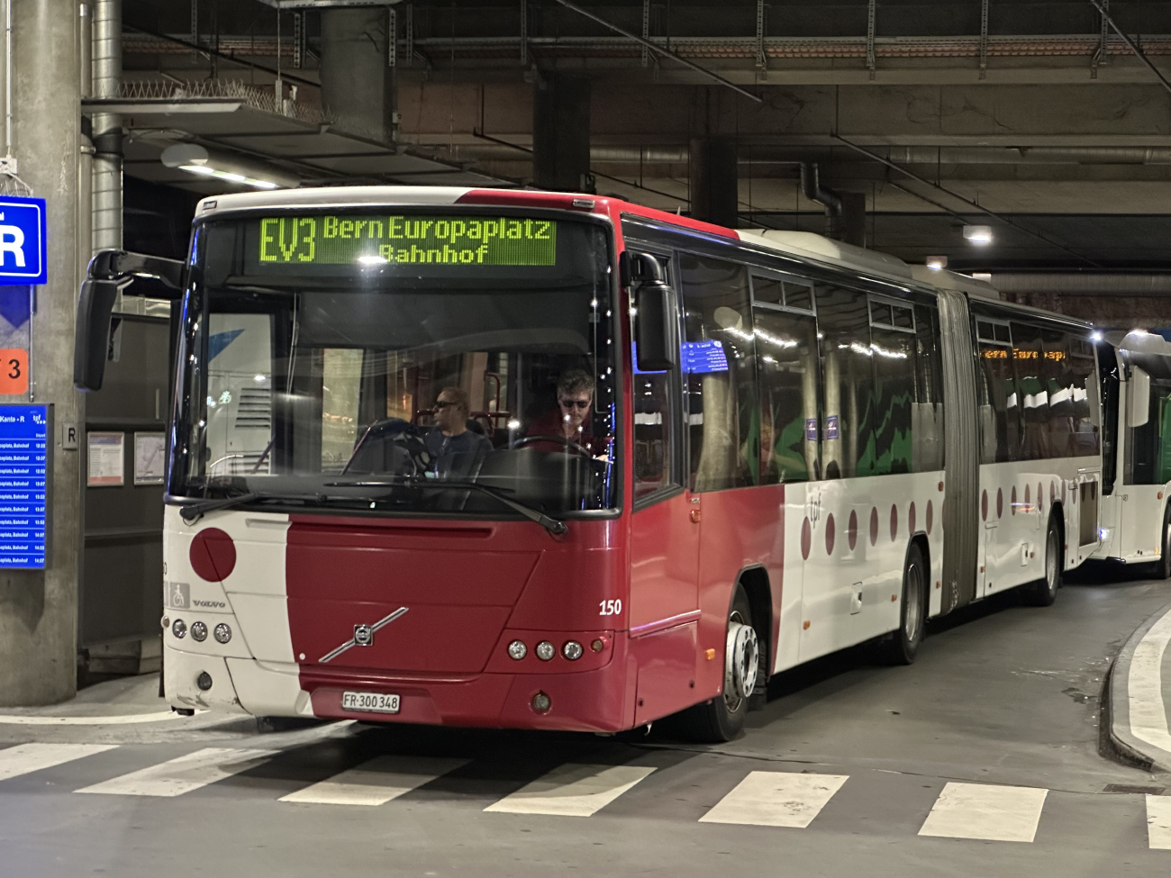 Fribourg, Volvo 8700LEA # 150; Bern — Ersatzverkehr/Service de remplacement Fribourg/Freiburg–Bern 27.06.2025 — 25.08.2025