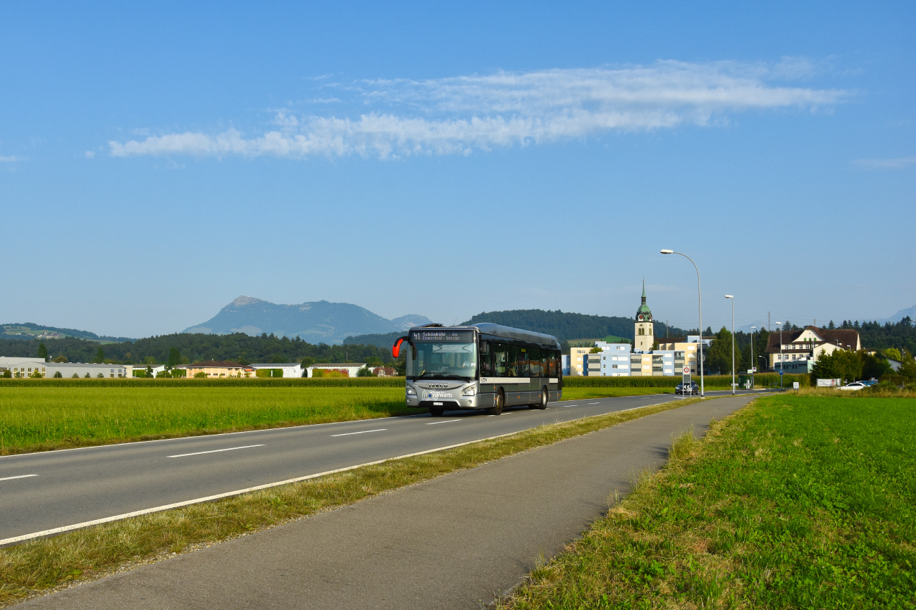 Lucerne, IVECO Urbanway 12M BHNS # 62