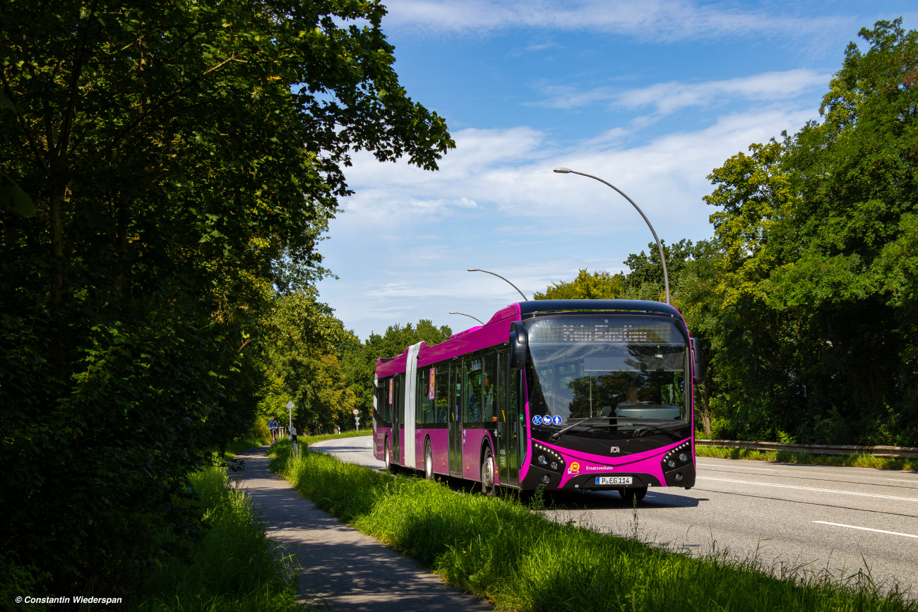 Potsdam, SOR NS 18 # P-EG 114; Potsdam — Ersatzverkehr der Generalsanierung Hamburg-Berlin 2025–2026