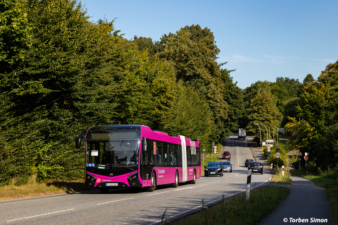 Potsdam, SOR NS 18 # P-EG 125; Potsdam — Ersatzverkehr der Generalsanierung Hamburg-Berlin 2025–2026