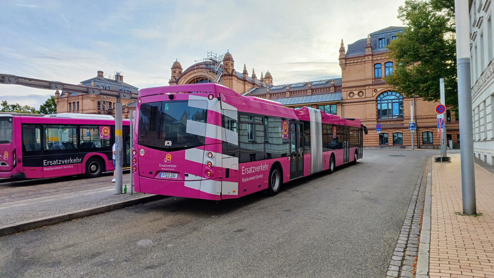 Potsdam, SOR NS 18 # P-EG 186; Potsdam — Ersatzverkehr der Generalsanierung Hamburg-Berlin 2025–2026