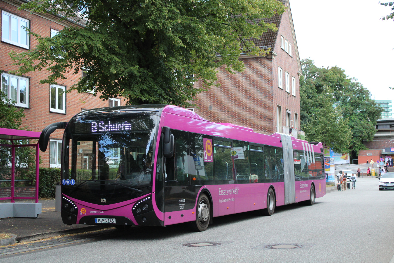 Potsdam, SOR NS 18 # P-EG 143; Potsdam — Ersatzverkehr der Generalsanierung Hamburg-Berlin 2025–2026