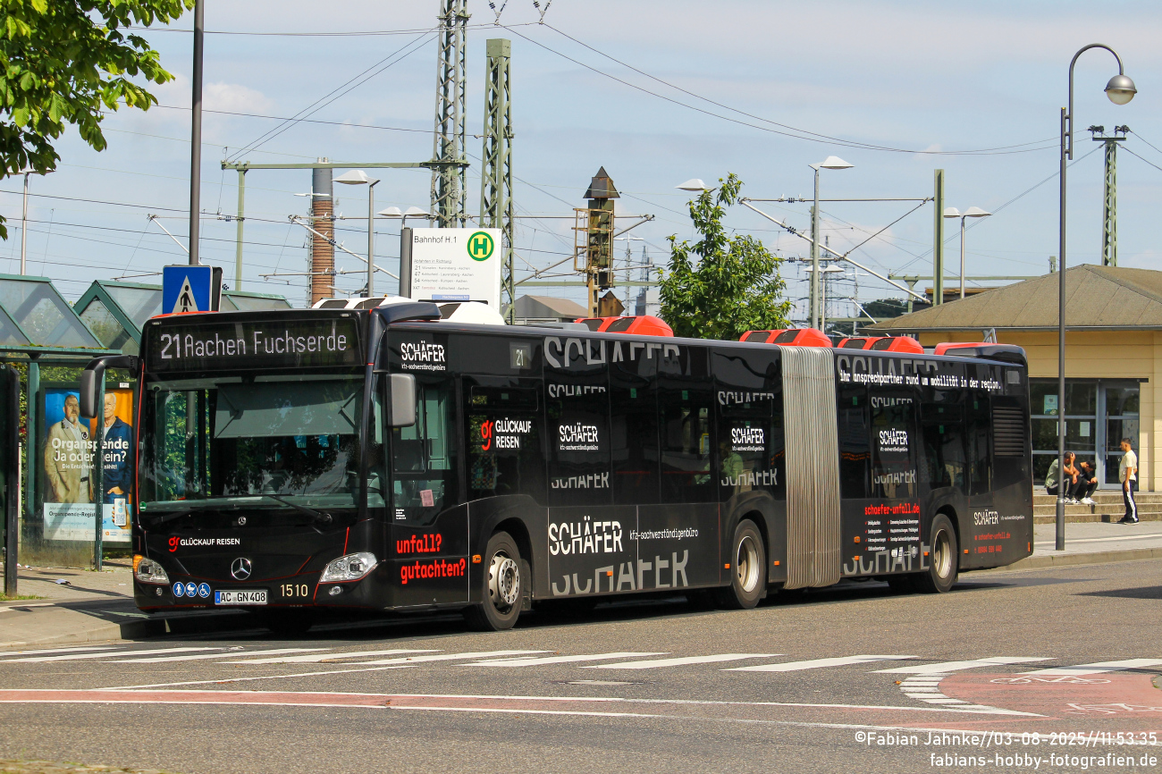Aachen, Mercedes-Benz Citaro C2 G # 1510
