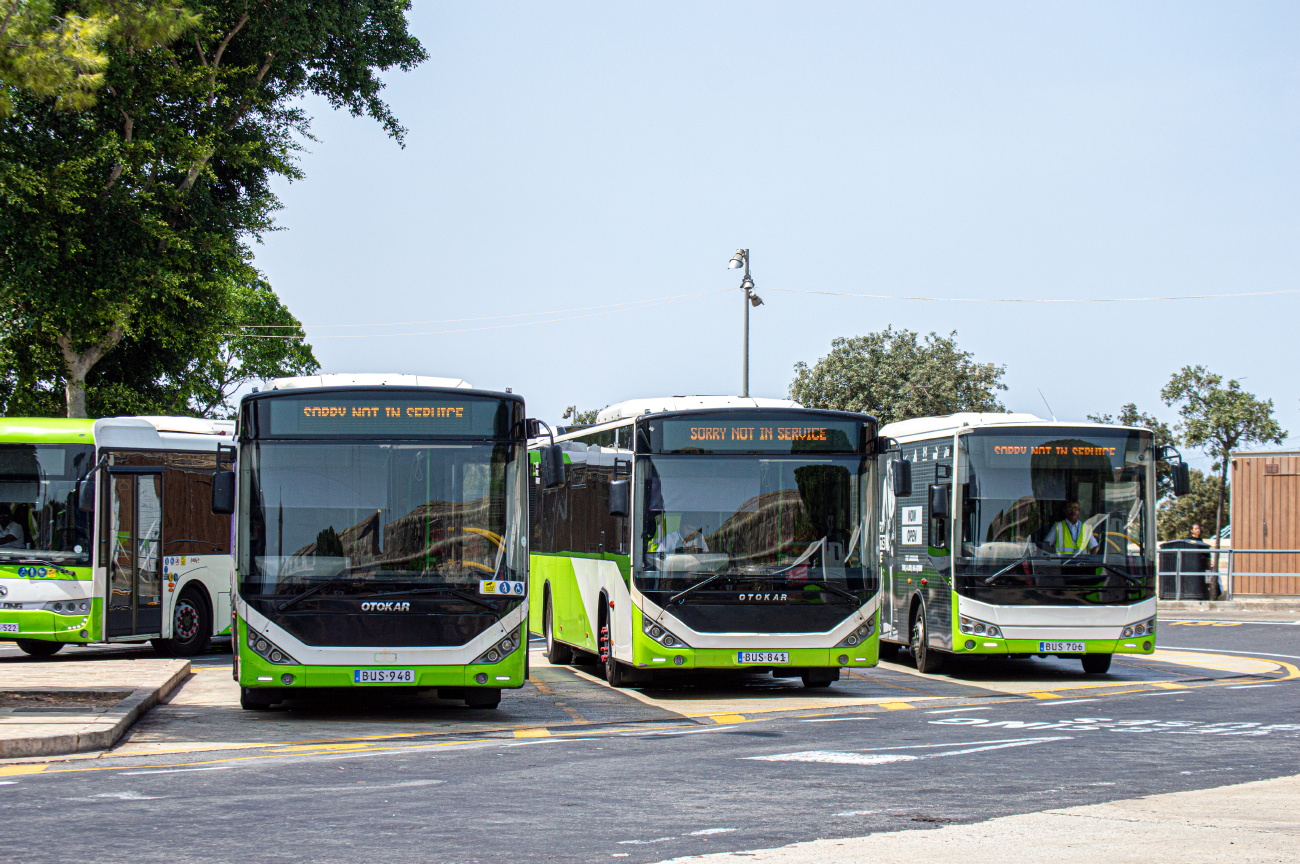 Malta, Otokar Kent C 12 # BUS 948; Malta, (unknown) # BUS 841; Malta — Miscellaneous photos