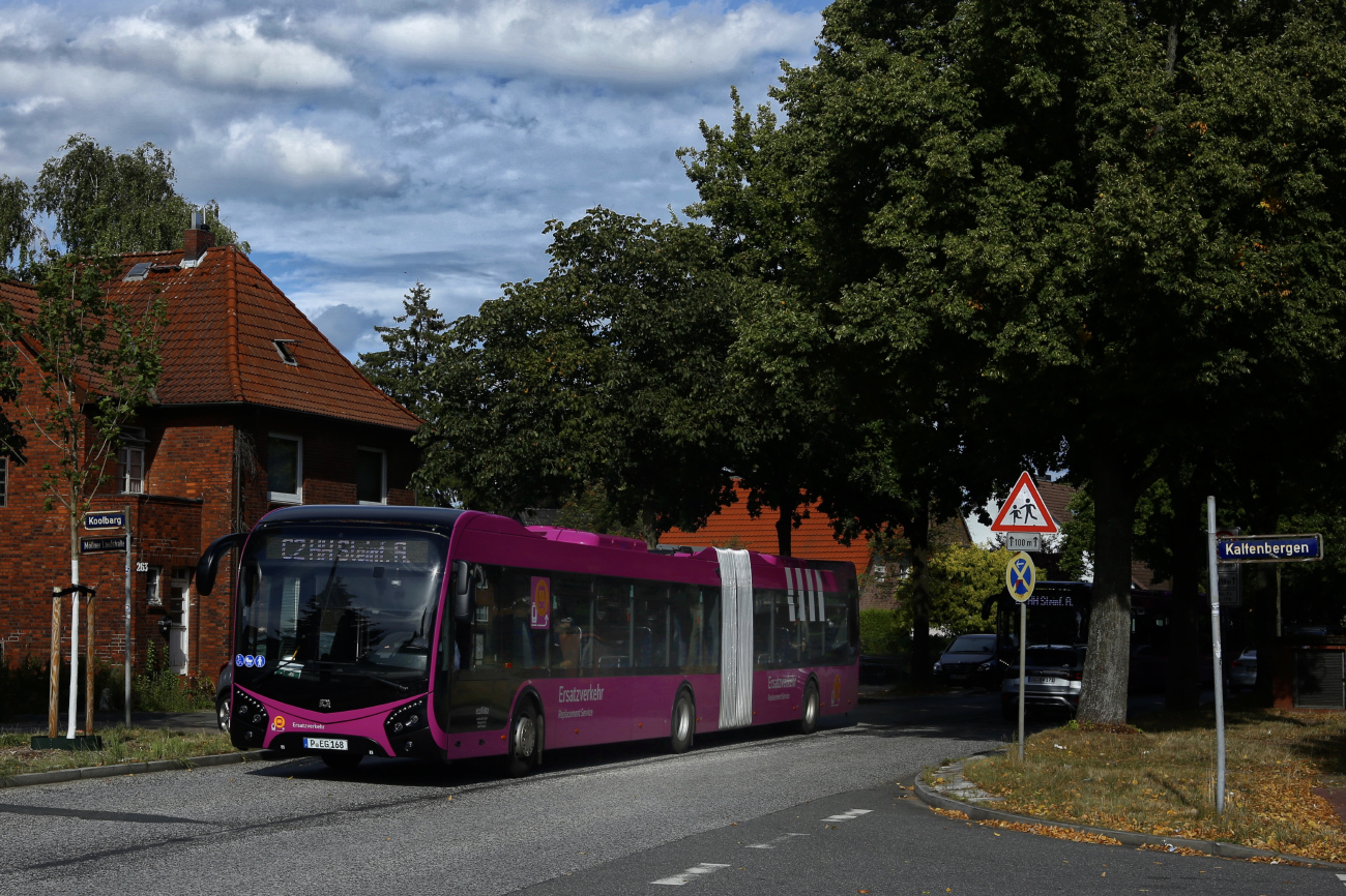 Potsdam, SOR NS 18 # P-EG 168; Potsdam — Ersatzverkehr der Generalsanierung Hamburg-Berlin 2025–2026