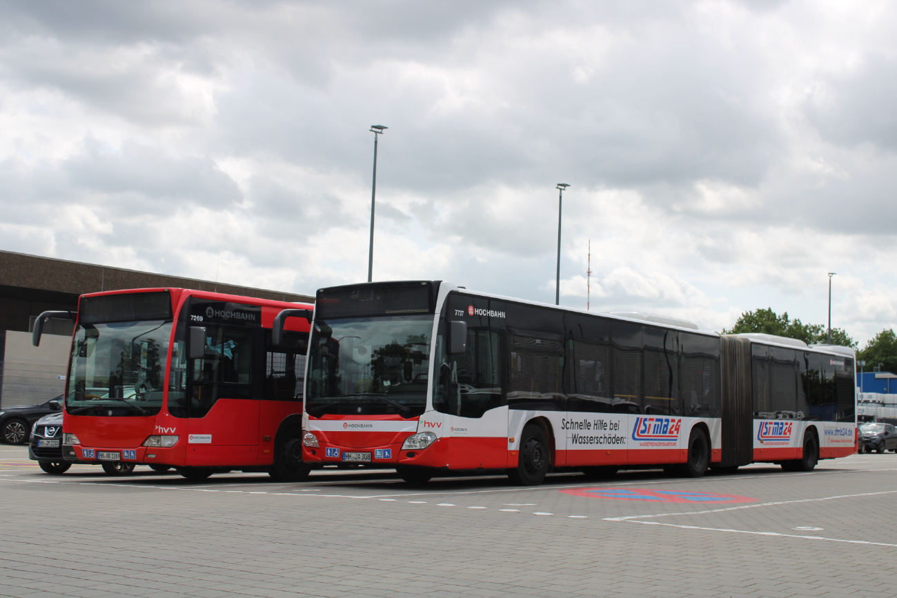 Hamburg, Mercedes-Benz O530 Citaro Facelift G # 7269; Hamburg, Mercedes-Benz Citaro C2 G # 7737