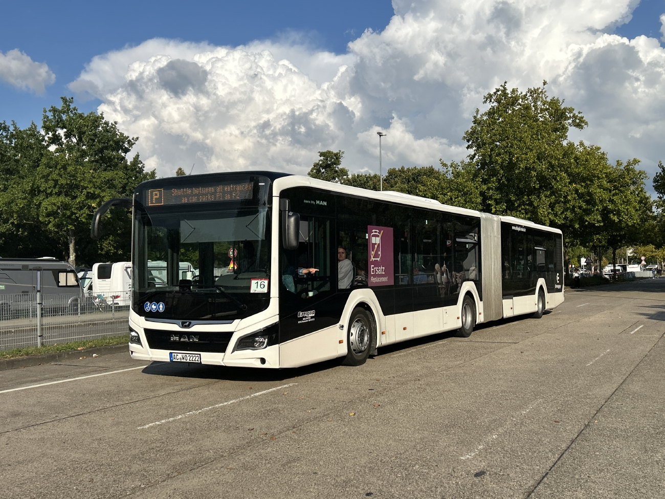 Aachen, MAN 18C Lion's City NG360 # AC-WO 2222