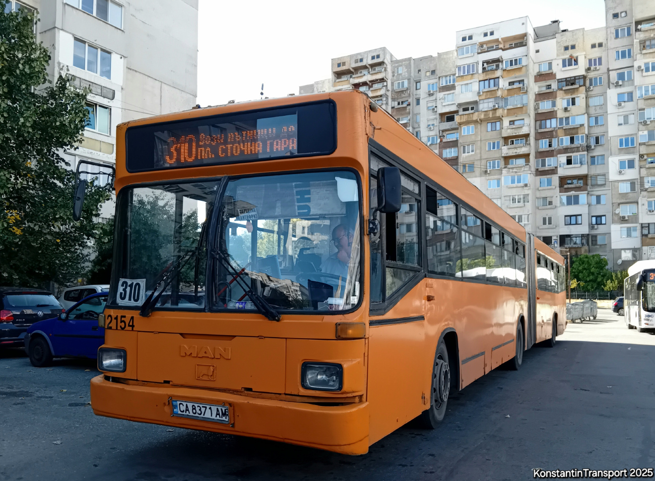 Sofia, MAN A61 SG262 MANAŚ # 2154