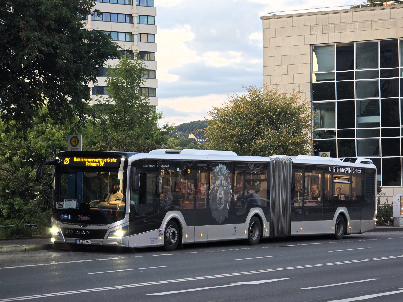 Oberhausen, MAN 18C Lion's City NG360 EfficientHybrid # 360