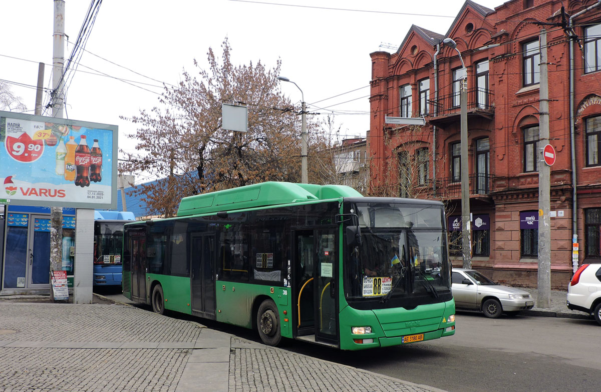 Dnipro, MAN A21 Lion's City NL313 CNG # 38