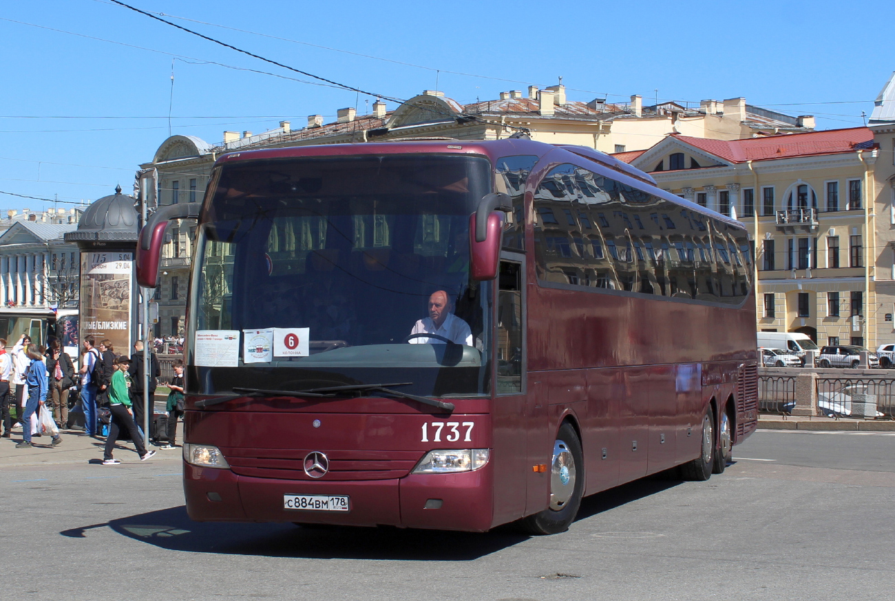 Saint Petersburg, Mercedes-Benz O580 Travego I 17RHD L # 1737; Saint Petersburg — V International Transport Festival "SPbTransportFest-2024"