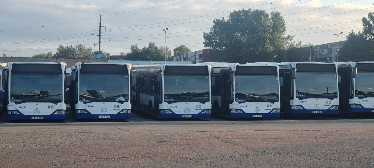 Rīga, Mercedes-Benz O530 Citaro G # 76092; Rīga, Mercedes-Benz O530 Citaro G # 76070; Rīga, Mercedes-Benz O530 Citaro G # 76081; Rīga, Mercedes-Benz O530 Citaro G # 76734; Rīga, Mercedes-Benz O530 Citaro G # 76701; Rīga, Mercedes-Benz O530 Citaro G # 76791