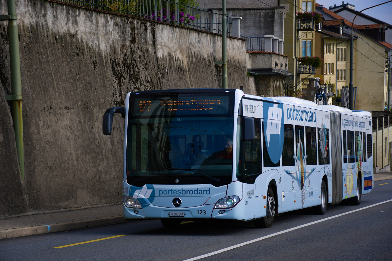 Fribourg, Mercedes-Benz Citaro C2 GÜ # 123