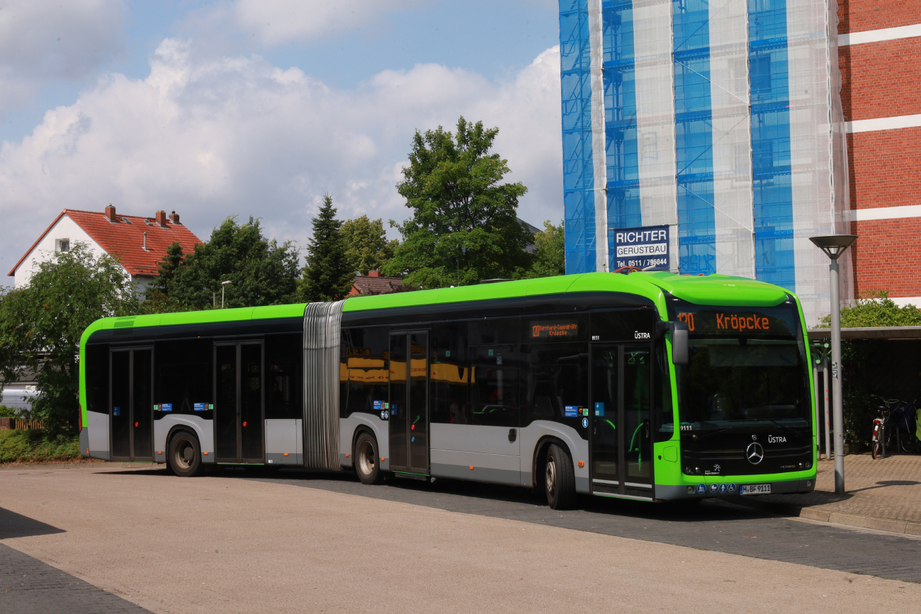 Hannover, Mercedes-Benz eCitaro G # 9111