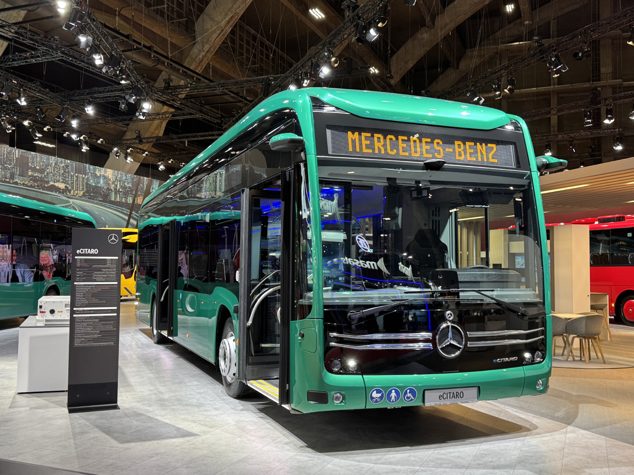Mannheim, Mercedes-Benz eCitaro # eCitaro; Brussels — Busworld Bruxelles 2025