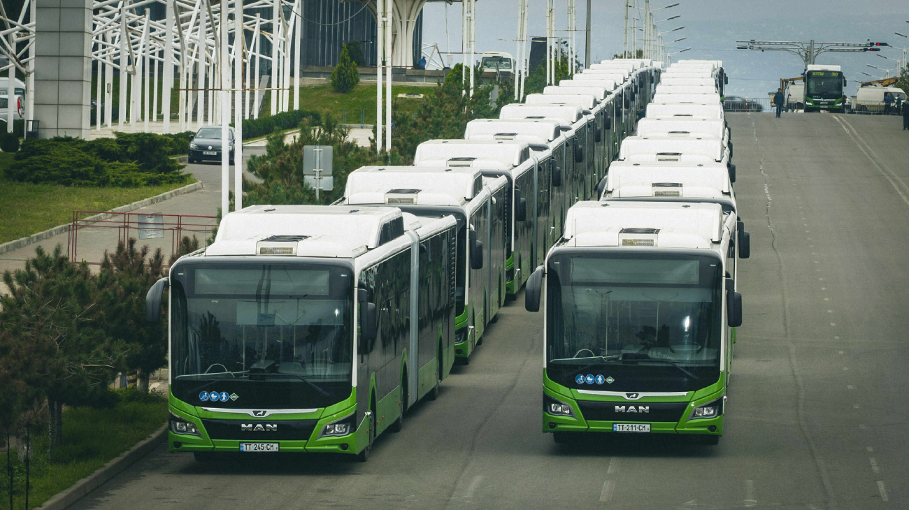 Tbilisi, MAN 18G Lion's City NG320 # TT-245-CM; Tbilisi, MAN 18G Lion's City NG320 # TT-211-CM; Tbilisi — Новые Автобусы для Тбилиси