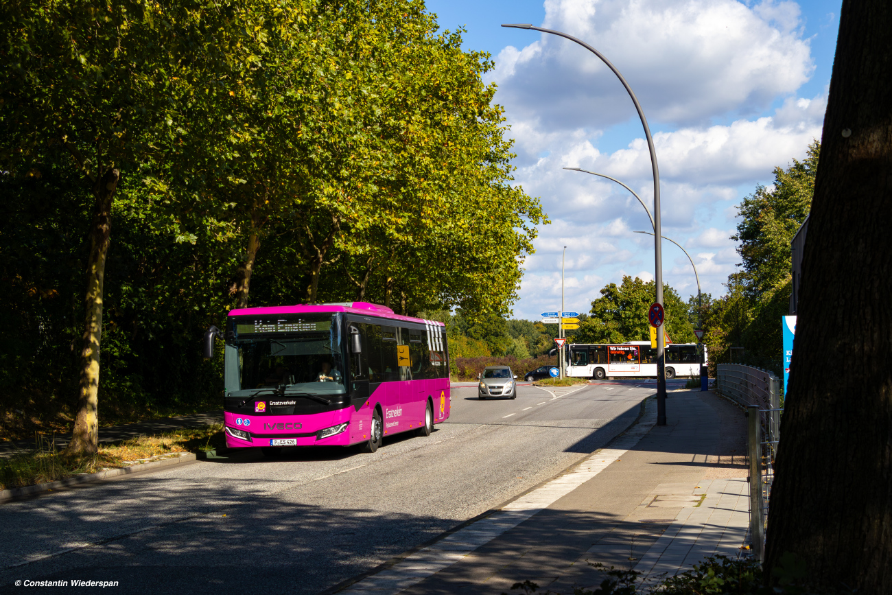 Potsdam, IVECO Crossway LE 12M (Facelift) # P-ES 426; Potsdam — Ersatzverkehr der Generalsanierung Hamburg-Berlin 2025–2026