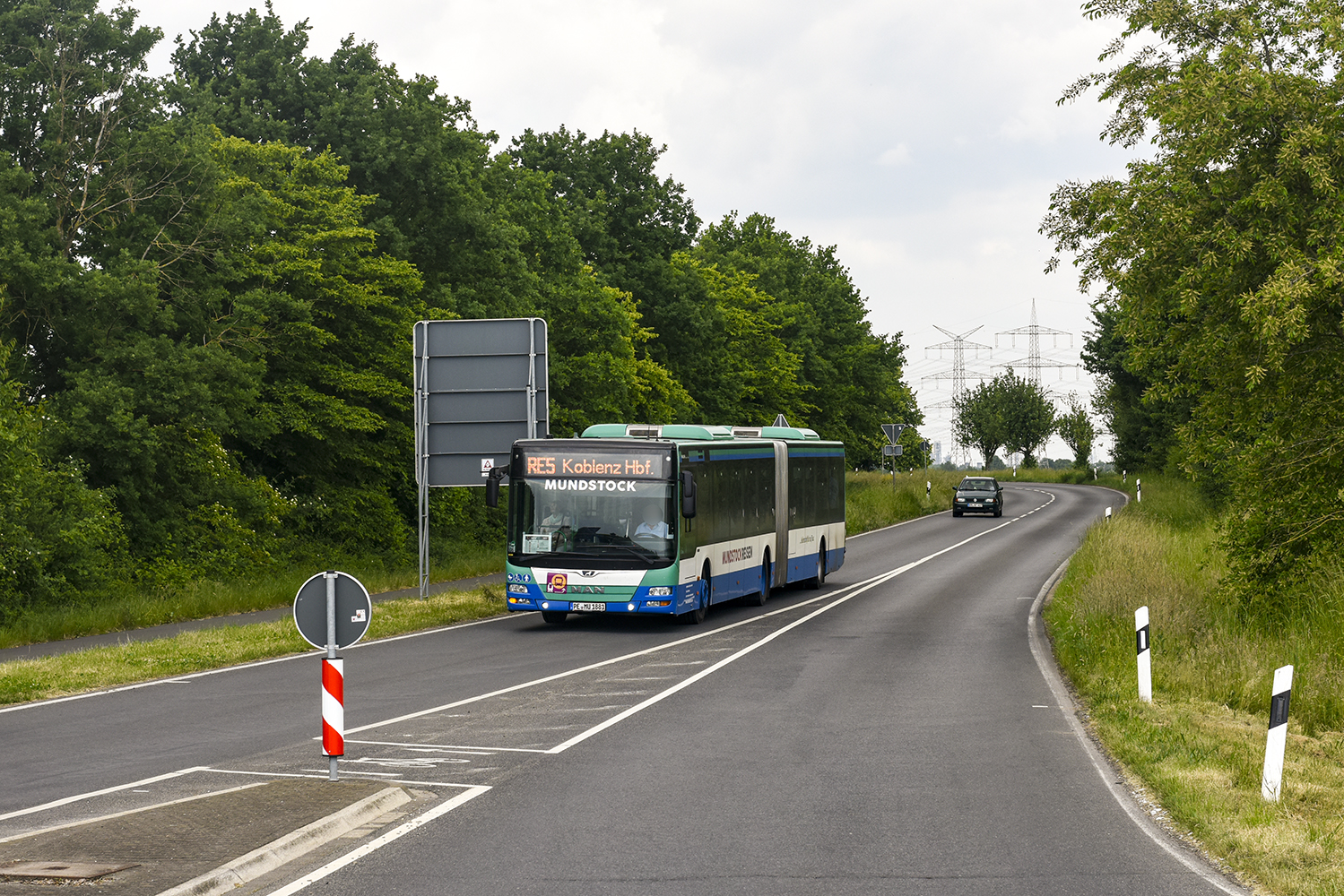 Peine, MAN A40 Lion's City GL NG323 # PE-MU 1881; Cologne — Rail Replacement "Linke Rheinstrecke" 05/2025