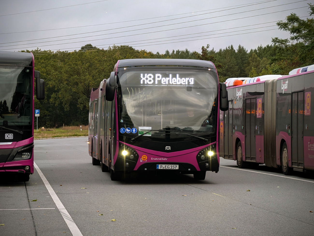 Potsdam, SOR NS 18 # P-EG 157; Potsdam — Ersatzverkehr der Generalsanierung Hamburg-Berlin 2025–2026