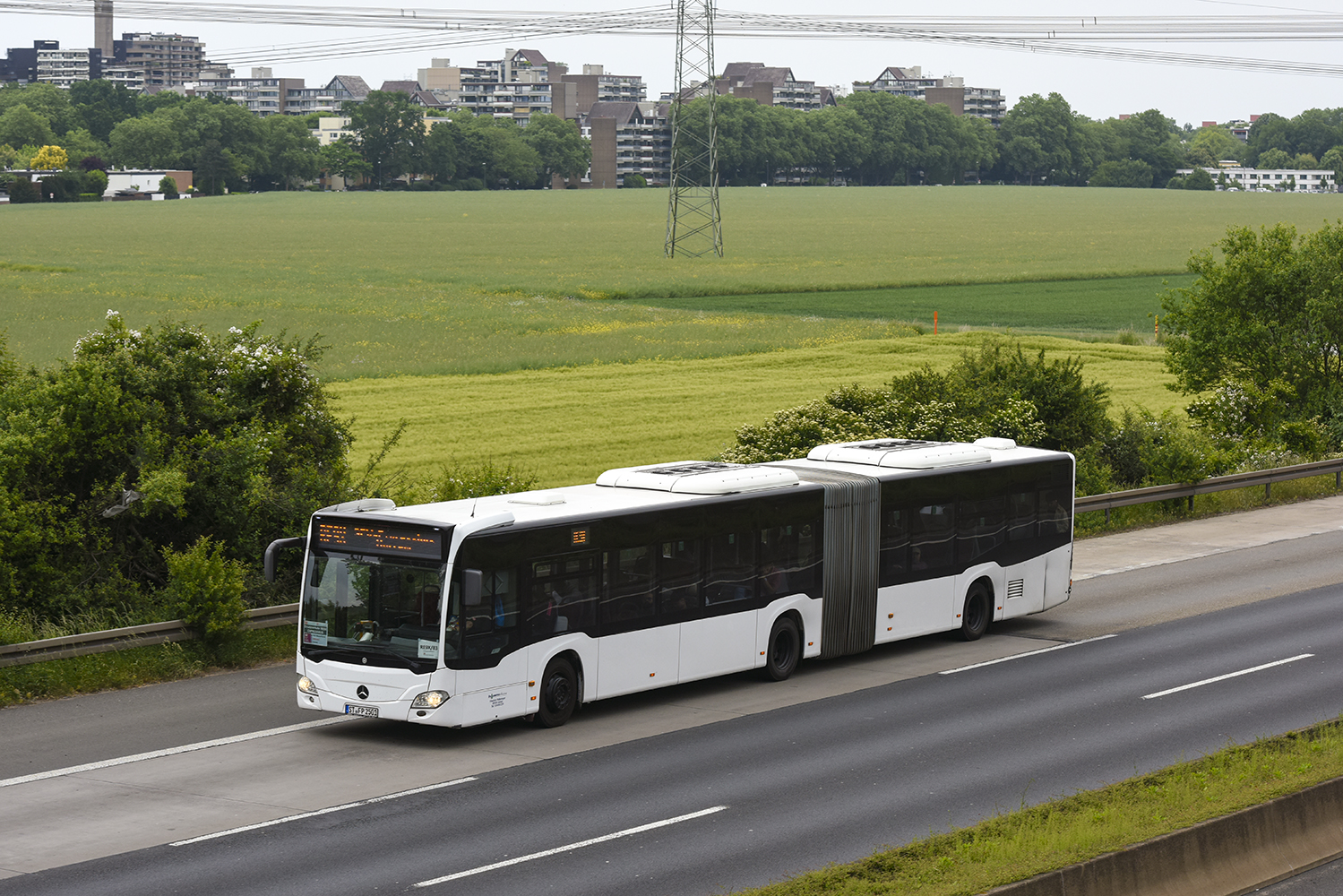 Steinfurt, Mercedes-Benz Citaro C2 G # ST-FP 2501; Cologne — Rail Replacement "Linke Rheinstrecke" 05/2025
