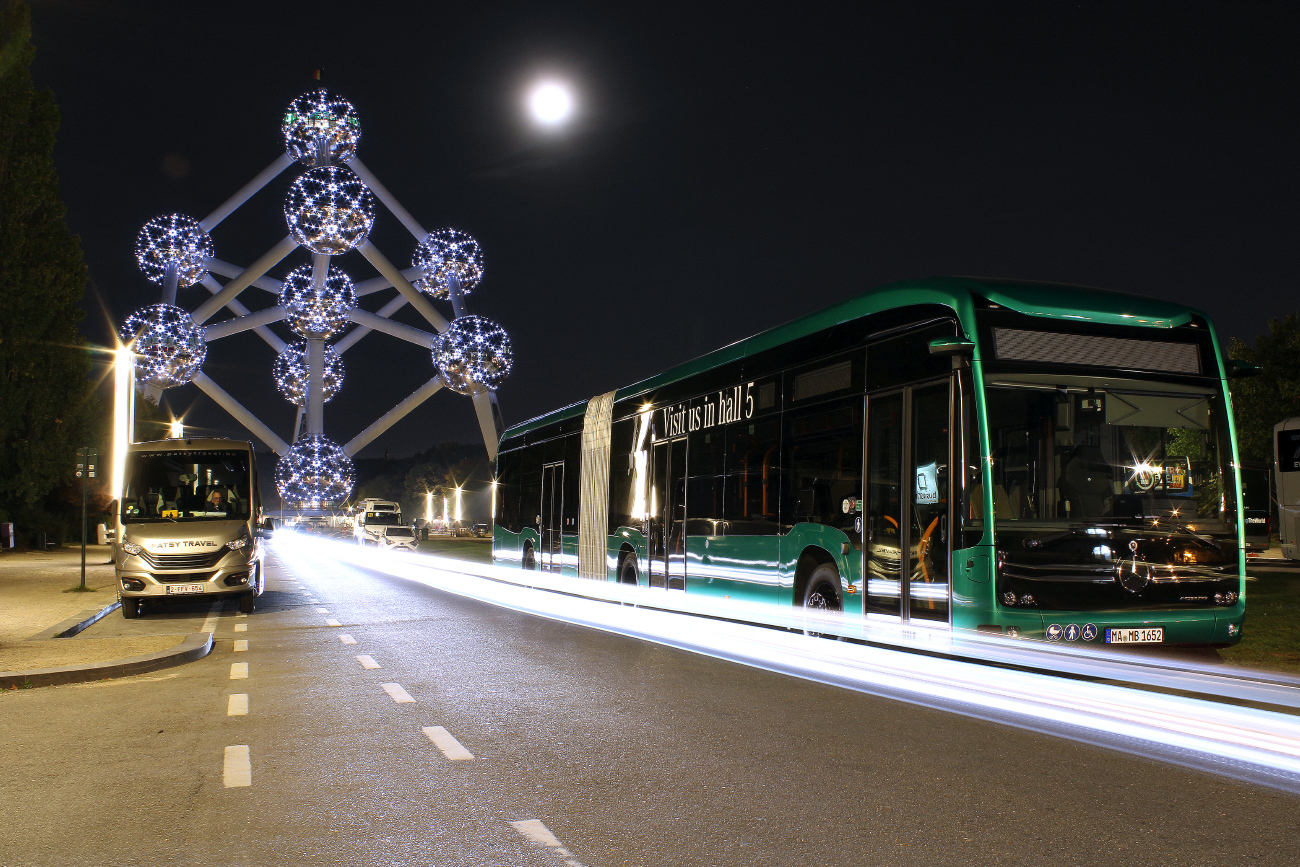 Mannheim, Mercedes-Benz eCitaro G # 1652; Brussels — Busworld Bruxelles 2025