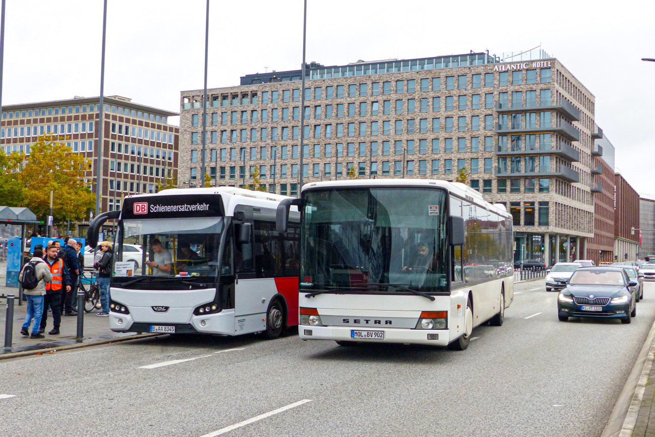 Berlin, VDL Citea II LLE-120.255 # 345; Strausberg, Setra S315NF # MOL-BV 902