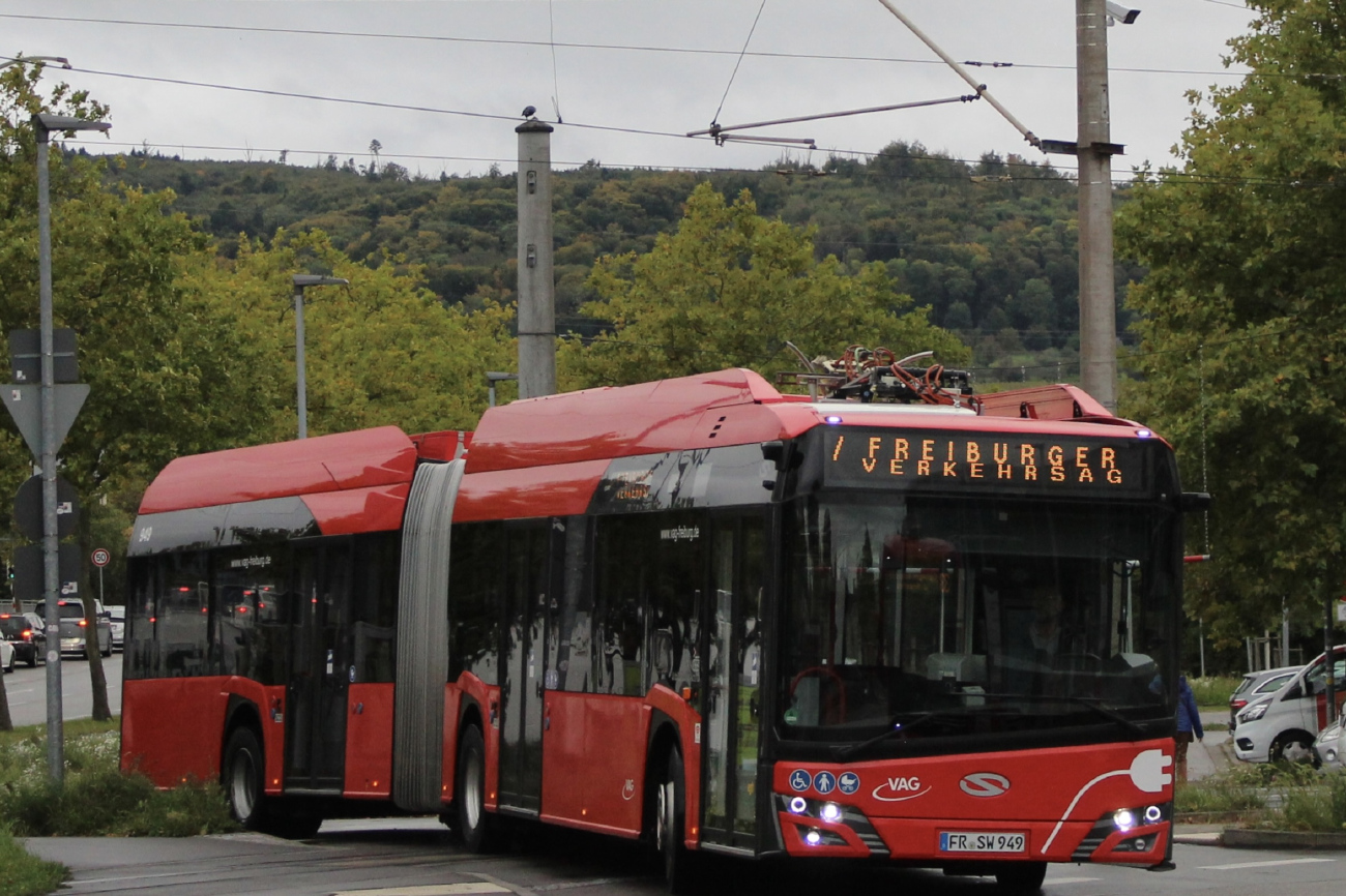Freiburg im Breisgau, Solaris Urbino IV 18 electric # 949