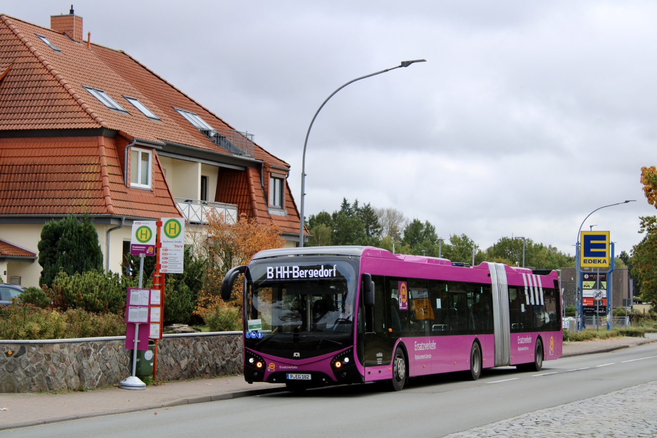 Potsdam, SOR NS 18 # P-EG 182; Potsdam — Ersatzverkehr der Generalsanierung Hamburg-Berlin 2025–2026