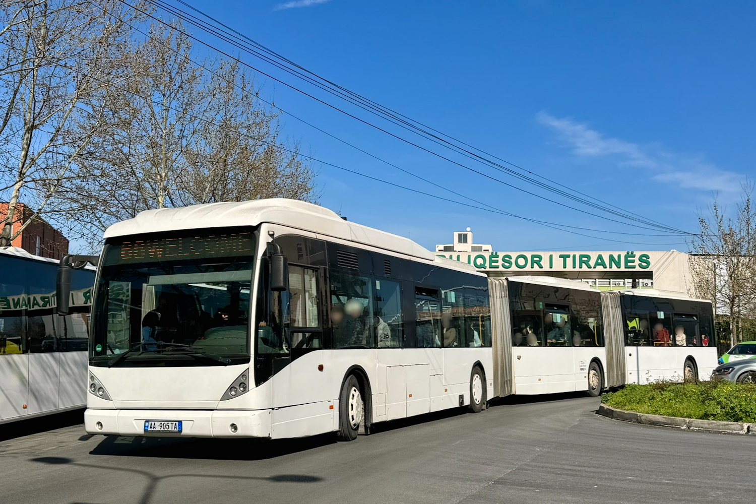 Tirana, Van Hool New AGG300 # 66