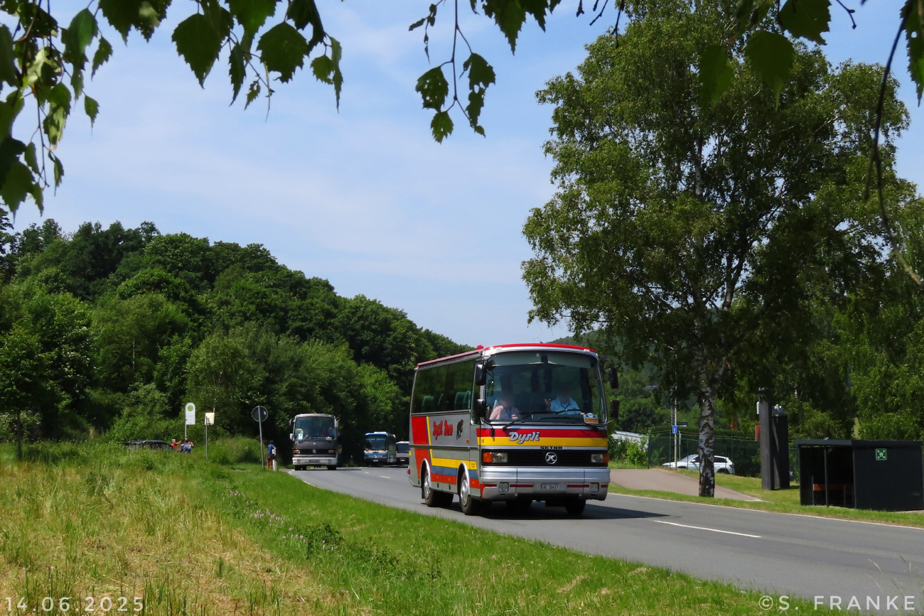 Bern, Setra S208H # 15; Siegen — 130 Jahre erste Motor-Omnibus-Linie (Deuz-Netphen-Siegen)