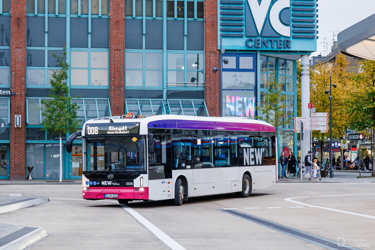 Mönchengladbach, BYD eBus B12.b # 2526