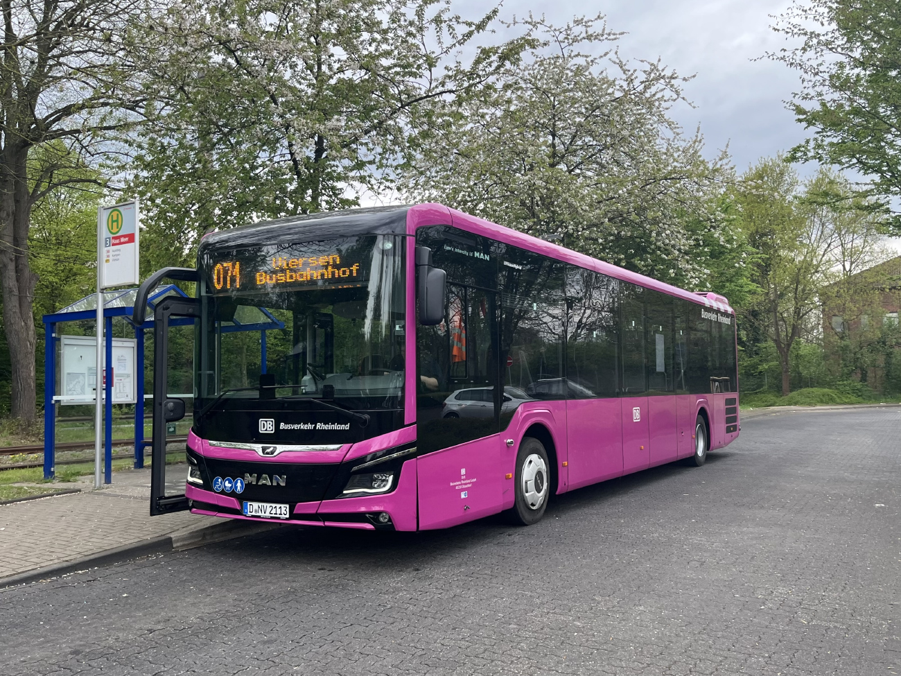 Düsseldorf, MAN 43C Lion's Intercity Ü LE360 EfficientHybrid # D-NV 2113