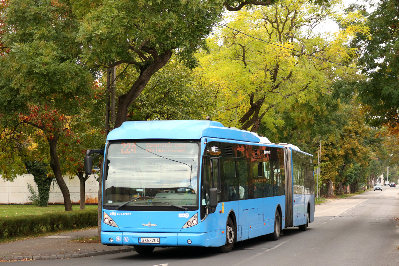 Budapest, Van Hool New AG300 # SXE-204