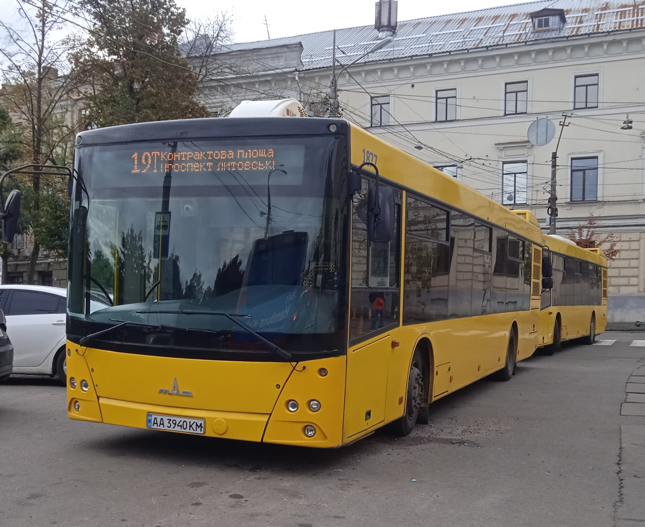 Kyiv, MAZ-203.015 # 1877; Kyiv, MAZ-203.015 # 7818