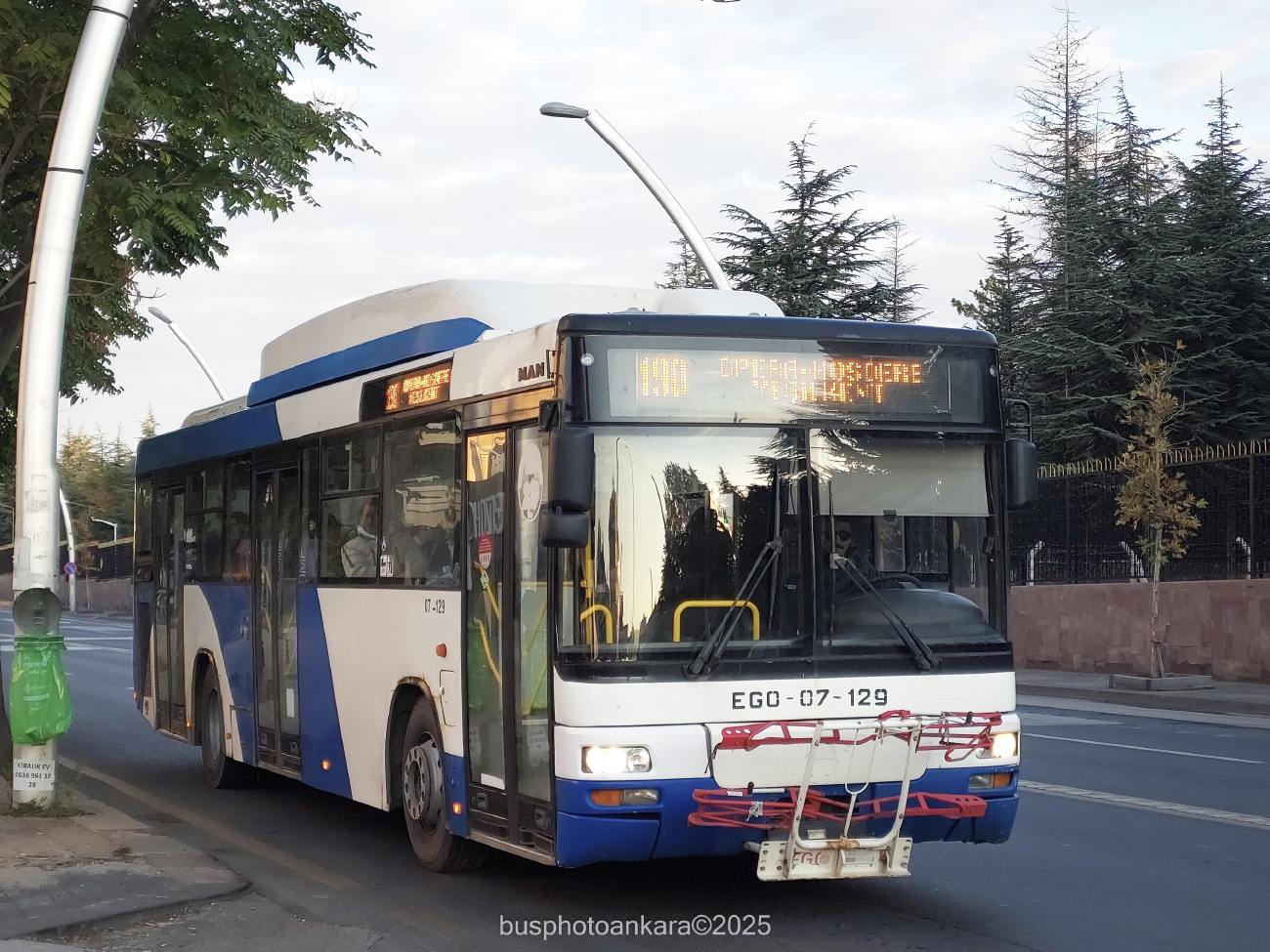 Ankara, MAN A74 Lion's Classic SL313 CNG # 07-129
