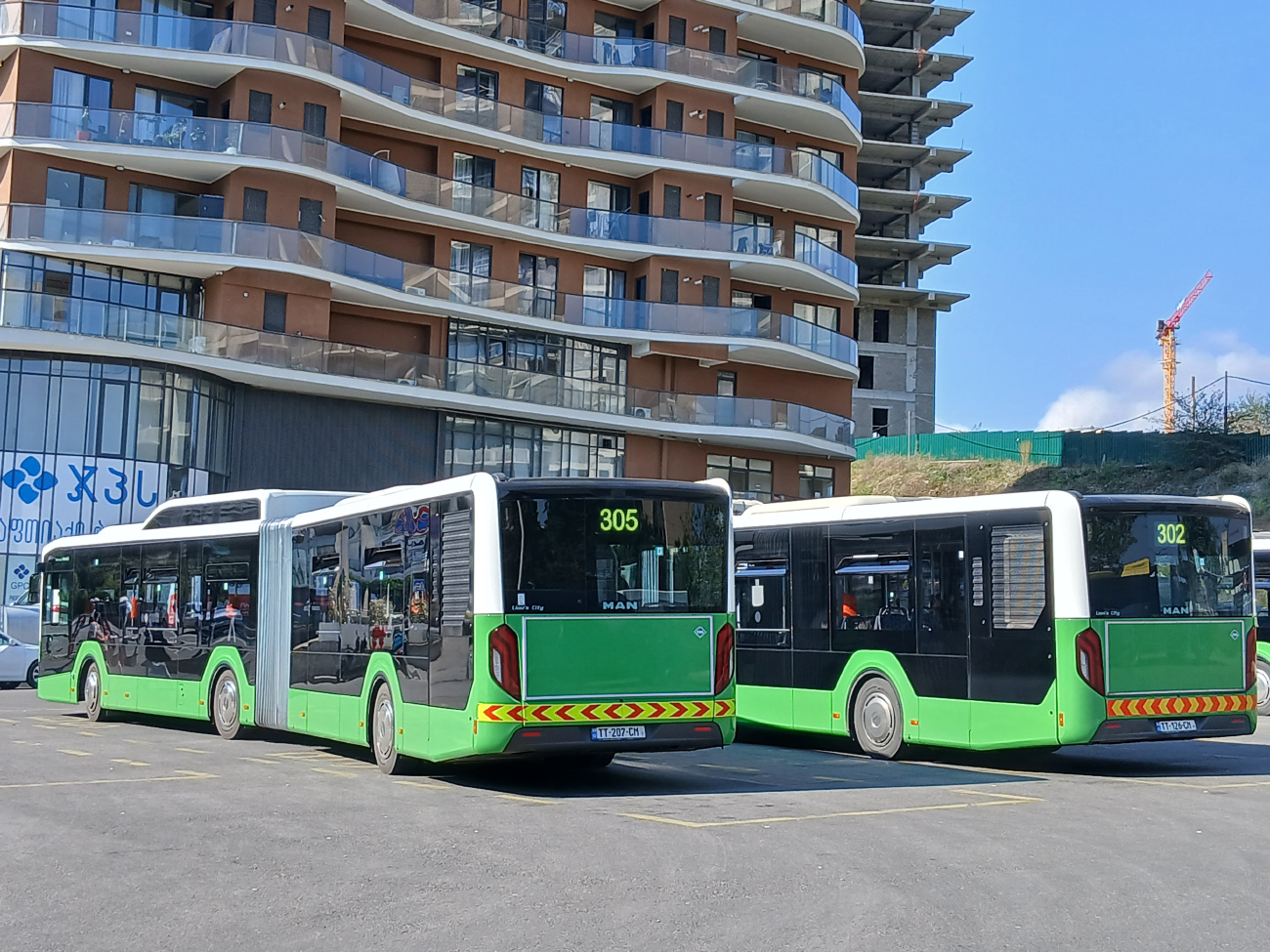 Tbilisi, MAN 18G Lion's City NG320 # TT-207-CM; Tbilisi, MAN 18G Lion's City NG320 # TT-126-CM