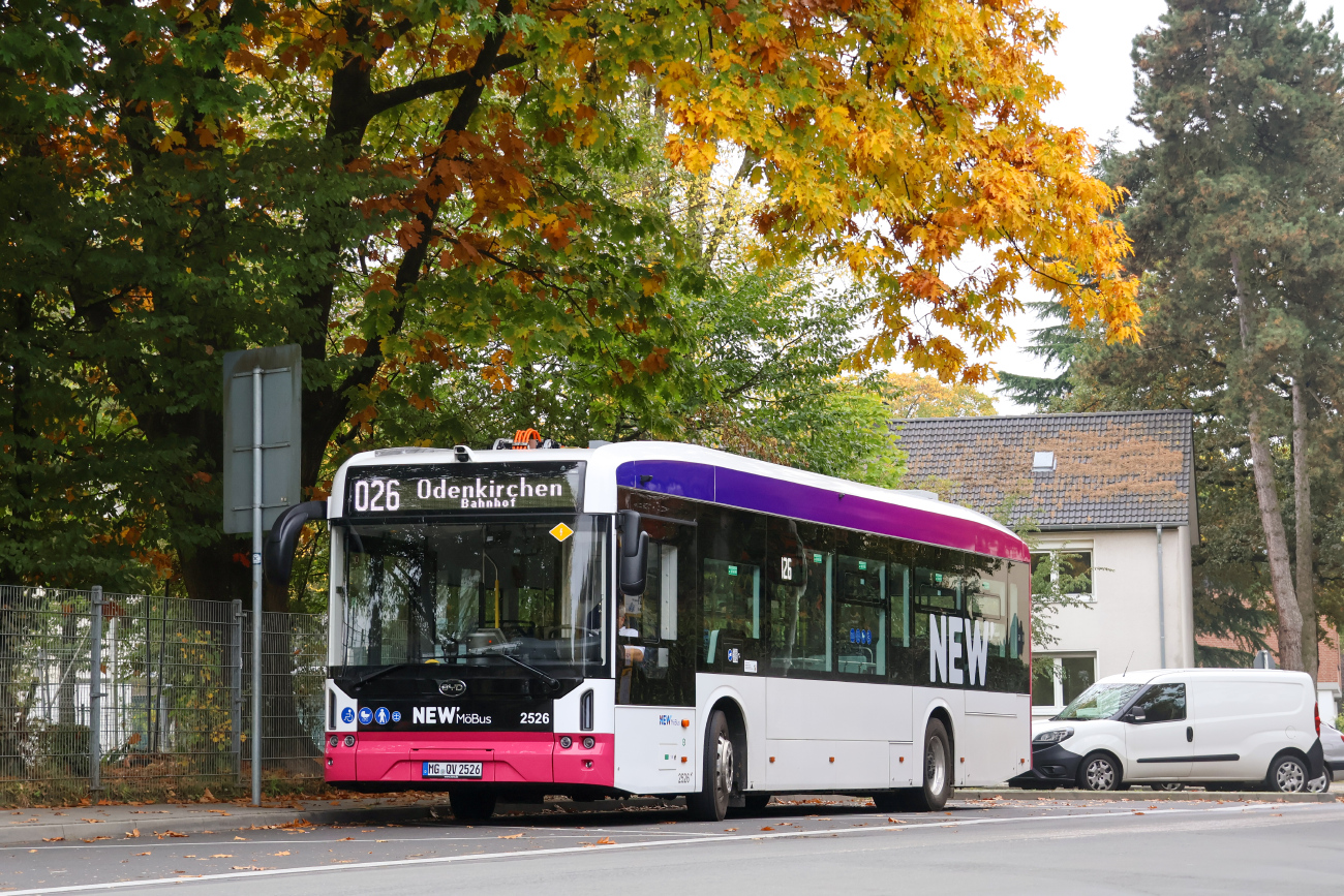 Mönchengladbach, BYD eBus B12.b # 2526