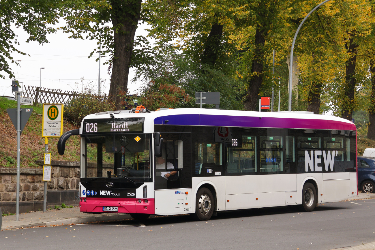Mönchengladbach, BYD eBus B12.b # 2526