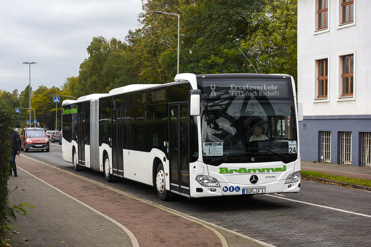 Borken, Mercedes-Benz Citaro C2 G # BOR-IF 1; Oberhausen — Ersatzverkehr Generalsanierung Oberhausen — Emmerich