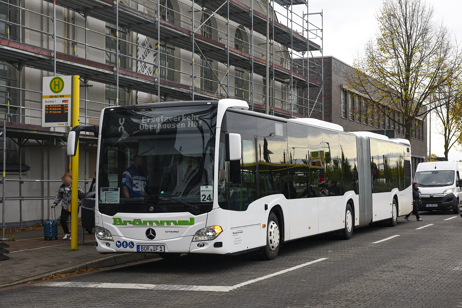 Borken, Mercedes-Benz Citaro C2 G # BOR-IF 1; Oberhausen — Ersatzverkehr Generalsanierung Oberhausen — Emmerich