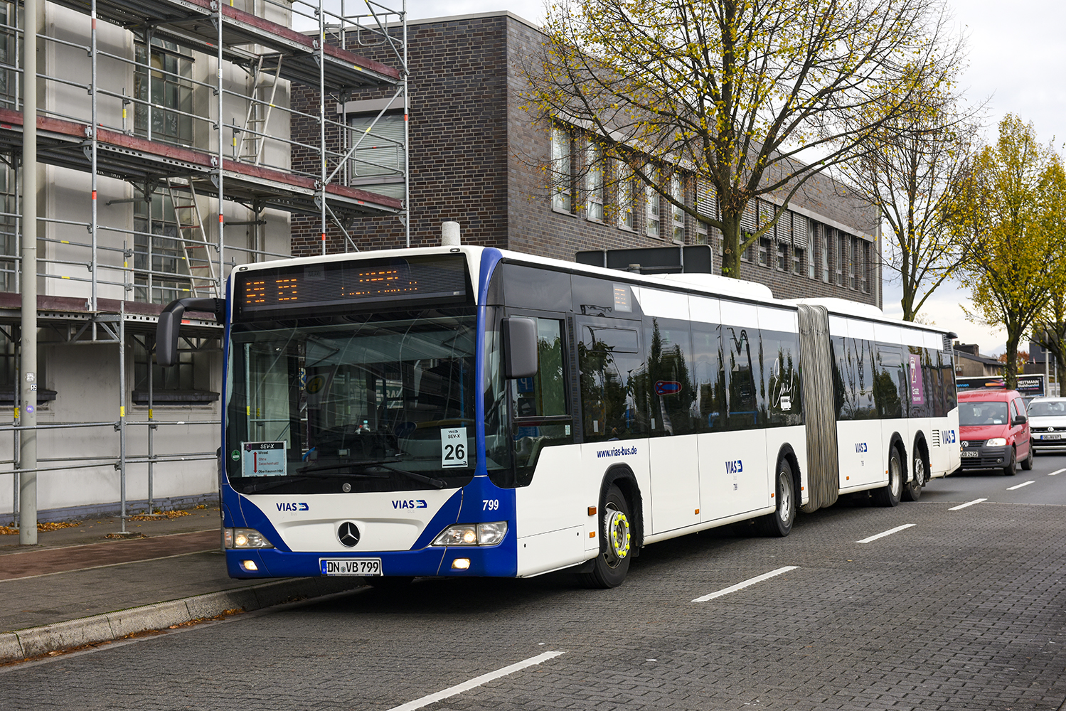 Düren, Mercedes-Benz O530 CapaCity GL # 799; Oberhausen — Ersatzverkehr Generalsanierung Oberhausen — Emmerich