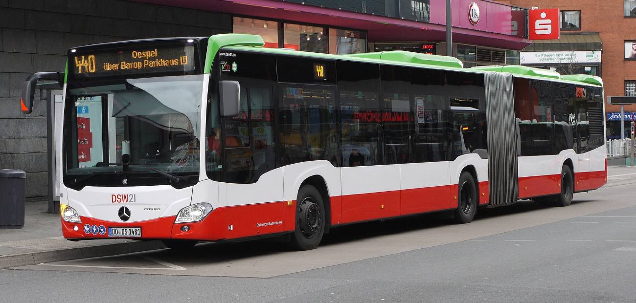 Dortmund, Mercedes-Benz Citaro C2 G # 1481