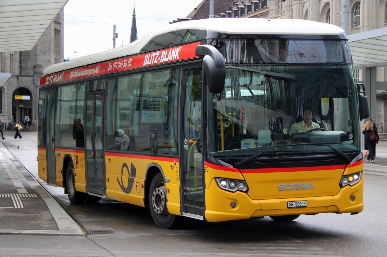 St. Gallen, Scania Citywide LE 12M Hybrid # 10668