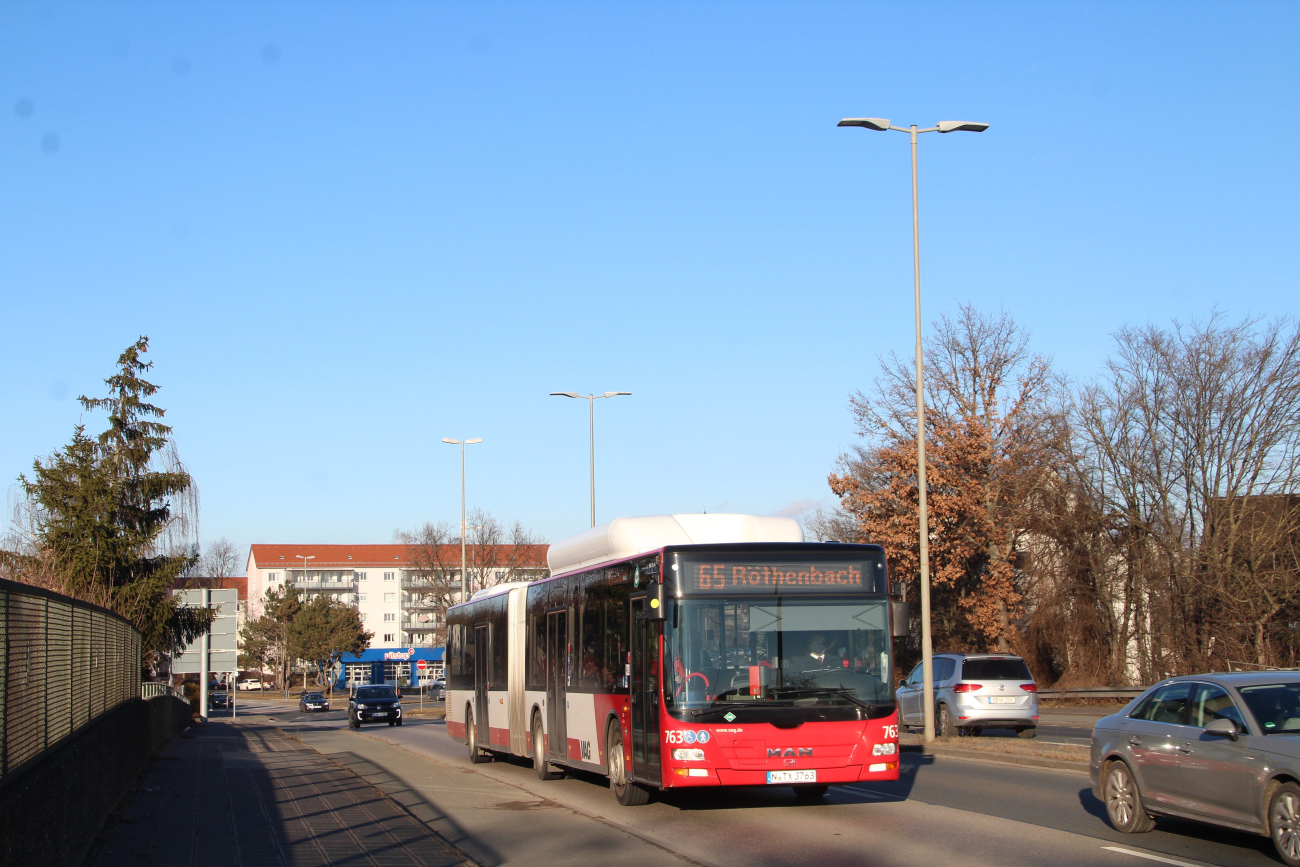 Nuremberg, MAN A23 Lion's City G NG313 CNG # 763
